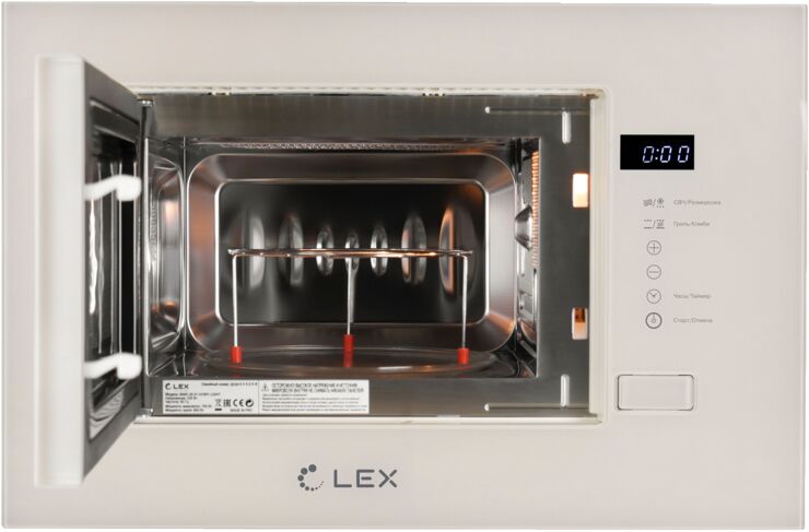 СВЧ печи Микроволновая печь Lex BIMO 20.01 Ivory Light (белый антик), фото 2