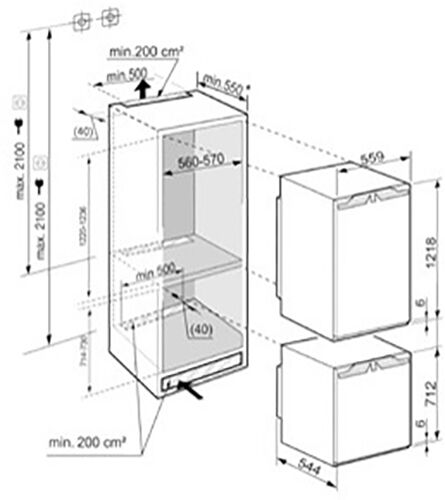 Холодильники Холодильник Liebherr SBS33I2 (IG1024-20+IK2320-20), фото 5