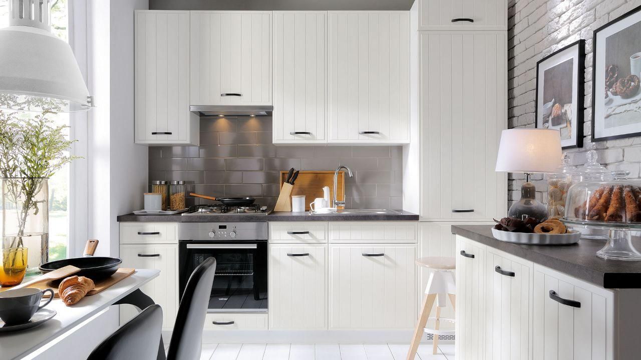 Ikea белые фасады кухня Скандинавский стиль