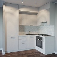 Угловая кухня "Престиж" со встроенным холодильником, фото 3